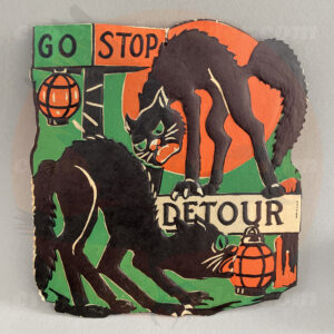 Cat, Couple, Traffic Signs, Wall Plaque: 2