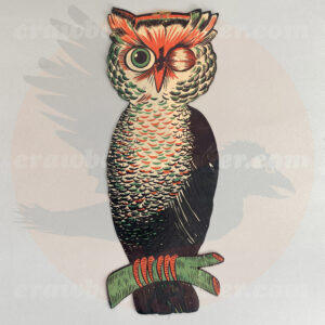 Owl, Winking, Classic Colors, 22" Height